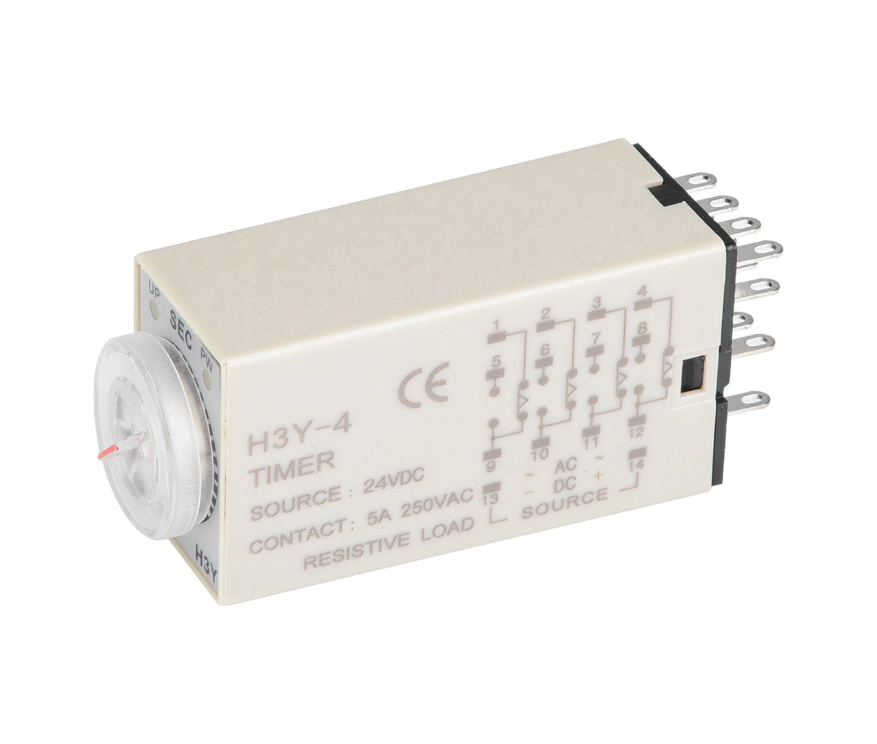 Tenfowee H3y-4 24vdc 14 Pinli Zaman Rölesi 30s - Yüksek Doğruluklu, Otomatik Kontrol İçin Dayanıklı Tesisat