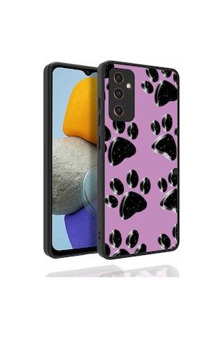 Galaxy Uyumlu M23 Kılıf Desenli Kamera Korumalı Parlak Nora Kapak - No5 NO5 No5