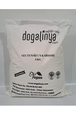 Doğalinya Glutensiz Un Karışımı 5 KG Doğalinya Glutensiz Un Karışımı 5 KG