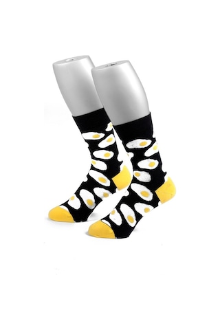 Ozzy Socks Yumurta Desenli Çorap Çok Renkli