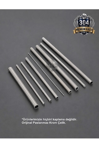 Paslanmaz Boru - 21 X 3mm - Krom Çelik