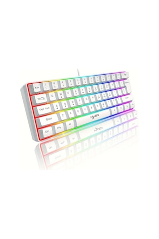 Fastbuy Pc Oyuncuları İçin Mini Rgb Kablo Klavye, Mekanik Klavye