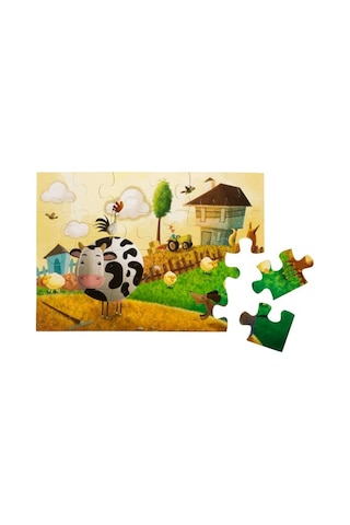 +3 Yaş Çiftlikte Puzzle 24 Parça (Eolo Yayınları)
