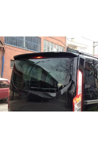 Ford Transit Custom Ps Style Abs Plastik Parlak Siyah Spoiler Tek