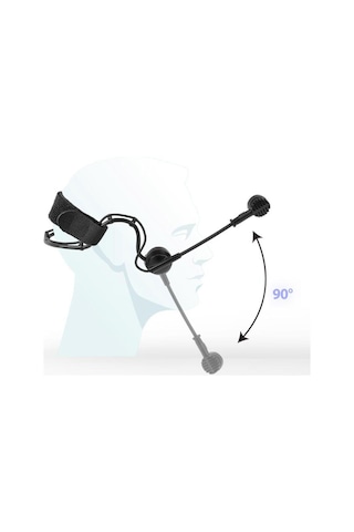 Tm-hm88 Kafa Headset Mikrofonu 4 Metre Kablolu Eğitmen Sunum Cami Kullanımı
