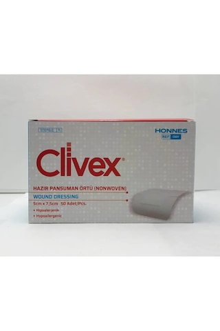 Hazır Pansuman Örtü Nonwoven 5cmx7,5cm 50 Adet C607