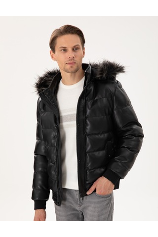 Pierre Cardin Erkek Siyah Deri Mont-kaban 50300556-001 Siyah