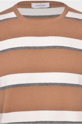 Gran Sasso Erkek Kazak 57167 19670 117 Kahve Kahverengi