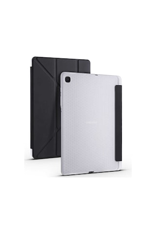 Galaxy Uyumlu Tab S6 Lite P610 Kılıf Zore Tri Folding Smart With Pen Standlı Kılıf