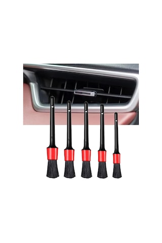 Carub Araç İçi Temizleme Fırçası Detay Temizlik 5li Set Br0922566 1 Adet