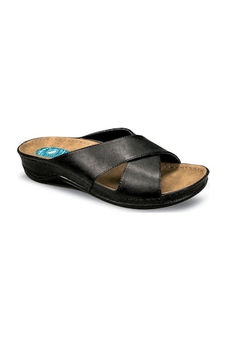 Ceyo 9946-1 Topuk Jelli Anatomik Taban Kadın Terlik Siyah 35-40 Ceyo 9946-1 Topuk Jelli Anatomik Taban Kadın Terlik Siyah 35-40