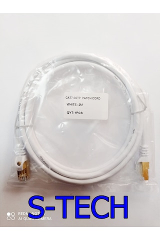 S-Tech Sstp Cat 7 - Cat 6A / 2 Metre Pach Kablo İnternet