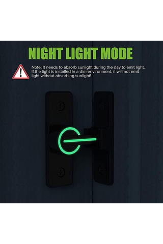 Ahır Kapısı Kilit Donanımı, 90 Derece Ağır Hizmet Tipi Kapı Mandalı, Çevirmeli Mandal, Emniyet Kapı Mandalı Kilidi 1 Paket