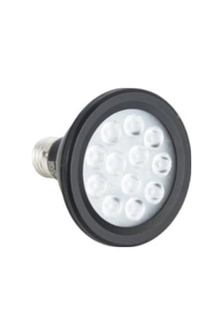 Led Vitrin Aydınlatma Armatür 12W Beyaz Par30 Siyah