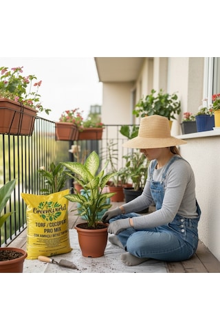 20 Litre İthal Çok Amaçlı Bitki Toprağı Torf Cocopeat Kokopit
