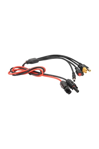 Dianziye Güneş Paneli Bağlantı Kablosu Mc4'den Dc5521/7909/xt60/anderson'a 30a Güvenli Şarj Uzatma Kablosu 1m Ip68 Dayanıklı