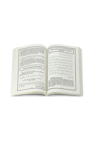 Yasin-I Şerif Kitabı - Beş Güllü Yasin - Orta Boy - 224 Sayfa - P