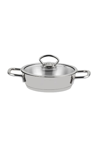 Nehir Silver 6 Parça Çelik Sahan Seti