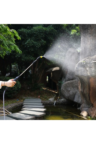 Neevoyu Elektrikli El Sprayer, Çift Mod Düz Akış/bulut , Teleskopik Çubuk 550mm , 3m Su Borusu, Li-poly Batarya, Bahçe/ev Temizliği/dezenfeksiyon