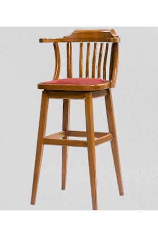 Zus702 Yüksek Sandalye Yarım Kolçak Kafes, Ahşap Kayın... Akçaağaç