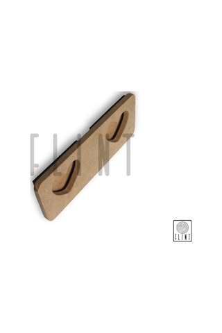 Boyanabilir Ahşap Ham Mdf 2 Resimlikli Dekoratif Çerçeve