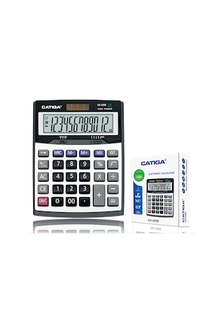 Catiga CD-2592 Masaüstü 12 Hane Hesap Makinesi