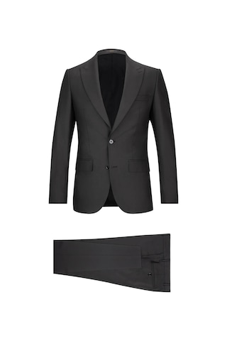 Hatemoğlu Siyah Slim Fit Sivri Yaka Klasik Takım Elbise 2958684 Siyah