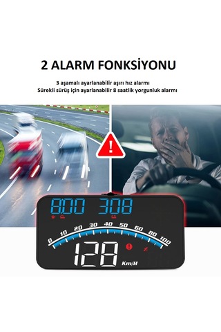Venaliastore Head Up Display Gps Hud Dijital Hız Göstergesi
