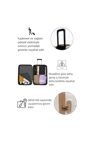 Kabin Boy Valiz 4x2 Teker Vizon-taba 1167 Vizon - Taba