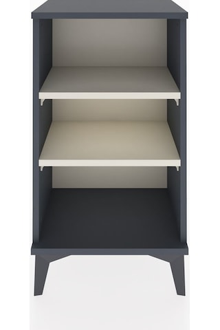 Arges Komodin Tek Raflı Tek Çekmeceli 44x30x80 Antrasit-aytaşı Antrasit