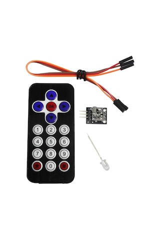 Arduino Kızılötesi Ir Alıcı Verici Kumanda Seti Kumanda Kiti