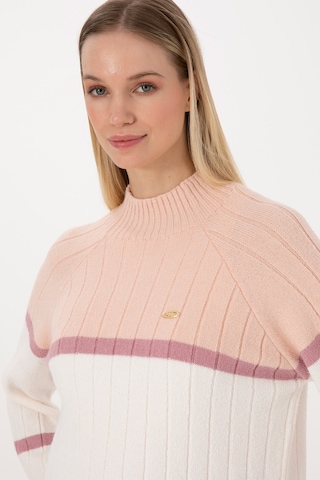 U.s. Polo Assn. Kadın Pudra Kazak /triko 50314841-vr042 Pudra