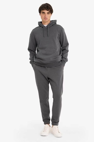 Defacto Regular Fit Beli Bağcıklı Cepli Paçası Lastikli Şardonlu Basic Düz Jogger Eşofman Altı E6326ax25auar104 Antrasit