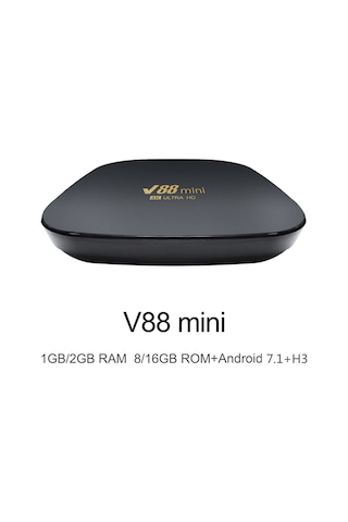 Reedark V88mini Akıllı Tv Kutusu - Android 7.1, 1gb+8gb Hafıza, Wifi Hotspot Desteği, 4k Medya Çalar, Avrupa Standartı