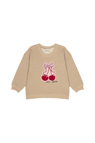 Antebies Kiraz Sweatshirt Biker Tayt Set Kırmızı