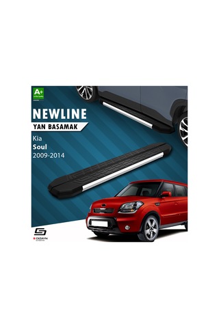 S-dizayn Kia Soul Newline Krom Yan Basamak 173 Cm 2009-2014