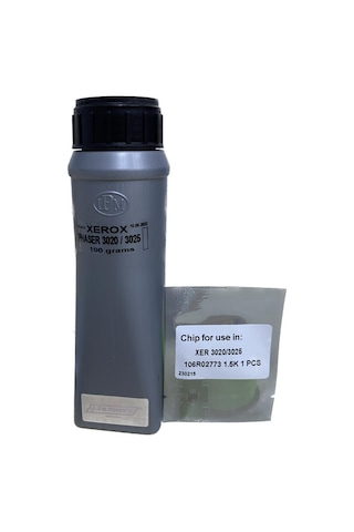 Xerox Phaser 3020 / 3025 Toner Tozu 100 GR + Chip