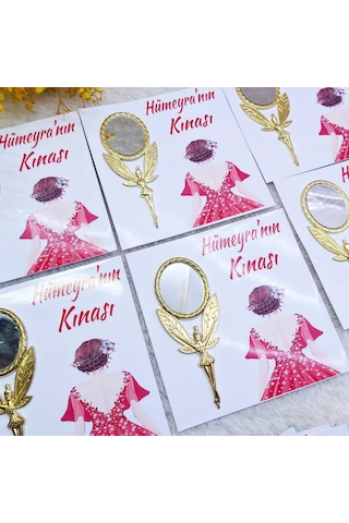 Kağıt Üzeri Melek Ayna Nikah Hediyeği 30 Adet