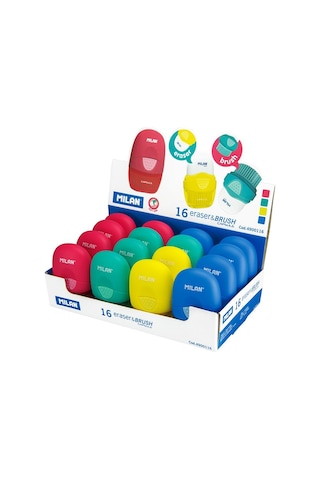 Mılan 4900116 Capsule Fırçalı Silgi - 16adet