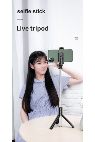 Kosona S03 Telefon Tutucu: Tripod 360 Döner, Alüminyum Kaymazsız Çubuk, Bağımsız Bluetooth Kumanda