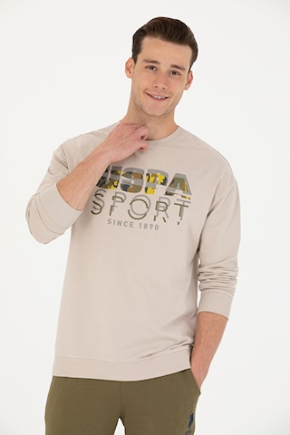 U.S. Polo Assn. Erkek Sweatshirt 50270739-vr011 Beyaz