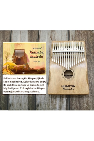Huanyin 17 Tuşlu Kalimba Hkm17k Best - Türkçe Kılavuz Kitapsiz Almak Istiyorum