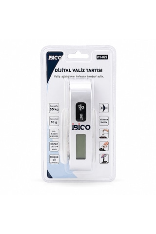 Valiz Model Dijital Valiz Terazi Tartı Kantar Pilli Max 50kg Hasassiyet 10gr İ11-029 5668