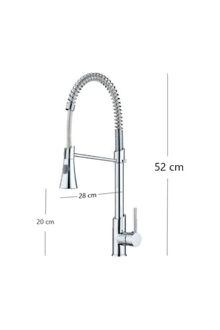 Hms 2 Fonksiyonlu Spiralli Endüstriyel Eviye Mutfak Bataryası