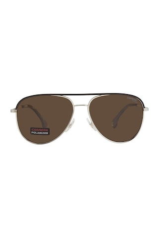 Carrera 209S084Jsp58 Silver Tone Round Erkek Güneş Gözlüğü