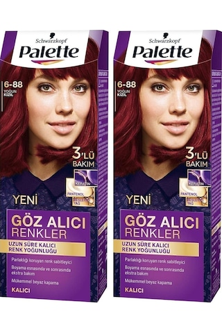 Palette Göz Alıcı Renkler 6 - 88 Yoğun Kızıl X 2 Adet