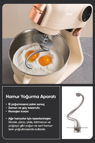 Fressi Allegro FR-SM2503 1500 W 5 lt Hamur Yoğurma Makinesi