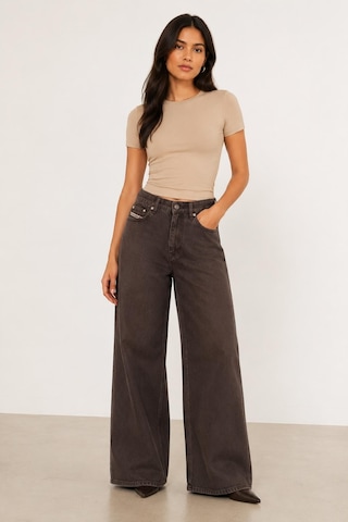 Alexandergardi Wide Leg Denim Pantolon Kahverengi