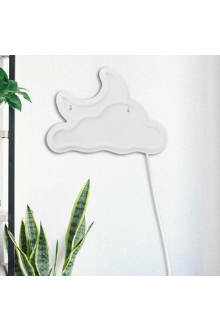 Homyl Işıkları Usb Cadılar Bayramı Ev Restoranı Için Neon Işığı Beyaz Çok Renkli