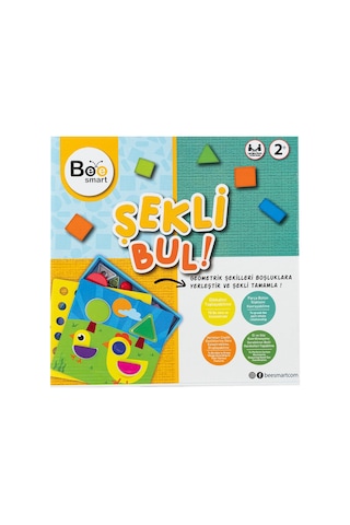 Bee Smart Şekli Bul Oyun Seti - Standart
